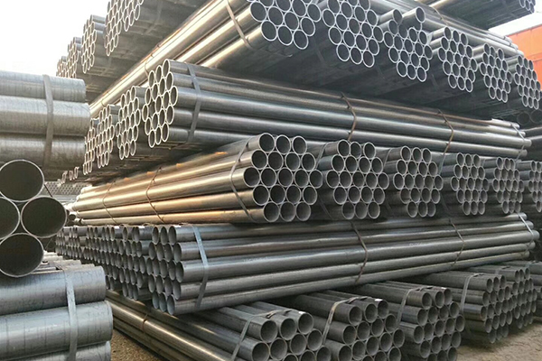Straight seam steel pipe